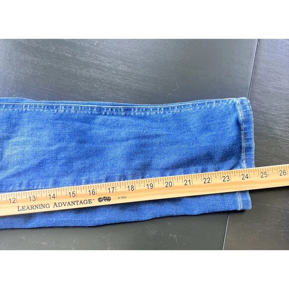 Vineyard Vines VV Girls Denim Overalls Jeans Pants Indigo Size 12 - Picture 7 of 7